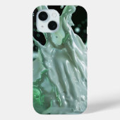 Emerald Splash Dynamics iPhone Case (Achterkant)