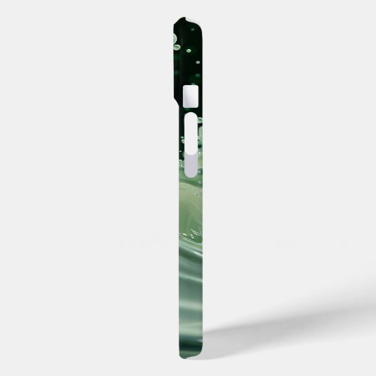 Emerald Splash Dynamics iPhone Case (Achterkant / Links)