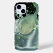 Emerald Splash Dynamics iPhone Case (Achterkant)