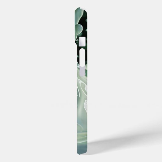 Emerald Splash Dynamics iPhone Case (Achterkant / Links)