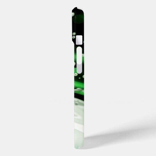 Emerald Splash Dynamics iPhone Case (Achterkant / Links)