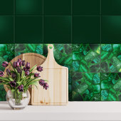 Emerald Spring - Cellen collage N2 Tegeltje