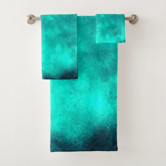 Emerald Storm Cloud Effect Bad Handdoek (Insitu)