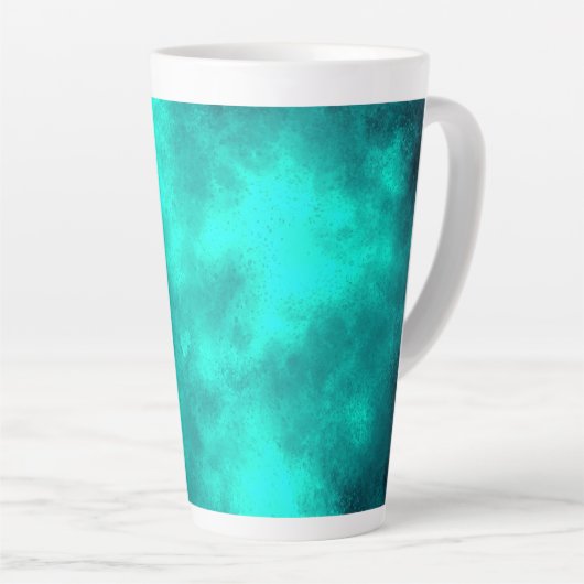 Emerald storm cloud latte mok (Rechterhoek)