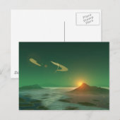 Emerald Sunset Briefkaart (Voorkant / Achterkant)