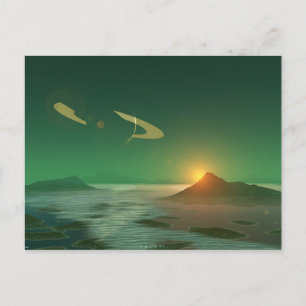 Emerald Sunset Briefkaart