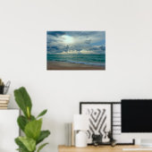 Emerald Sunset Poster (Thuiskantoor)