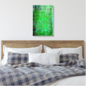 EMERALD TABLETTEN THOTH RA CANVAS EG AFDRUK (Insitu (Slaapkamer))