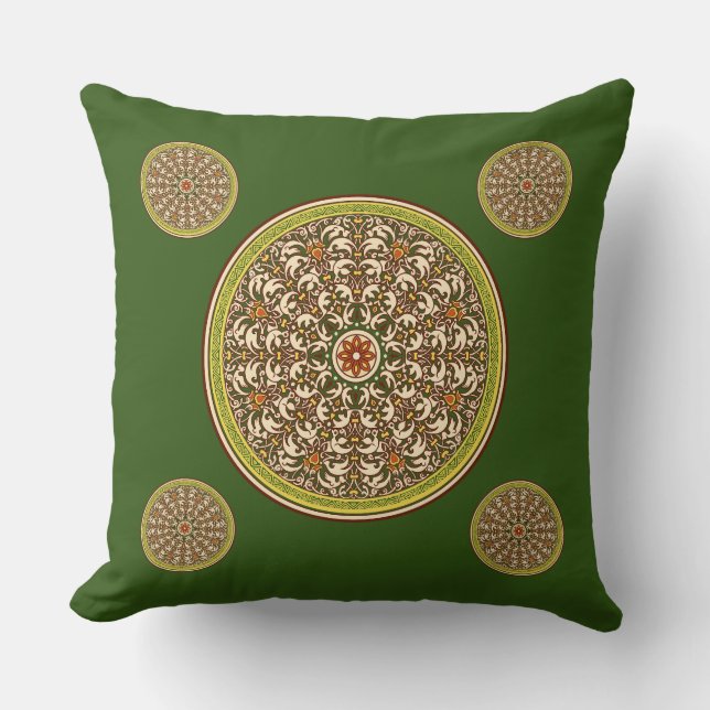 Emerald Tapestry Sierkussen (Voorkant)