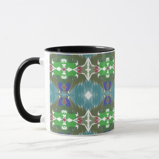 Emerald Tide Kaleidoscoop Mok (Links)