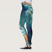 Emerald Tides in Motion Leggings (Links)