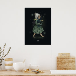 EMERALD TOUCANET door Alexandra Dikaia Poster