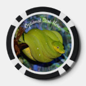 Emerald Tree Boa Pet Snake Poker Chips (Achterkant)