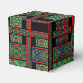 Emerald Twilight Glas in lood Favor Box Bedankdoosjes (Achterkant)