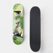 Emerald Unicorn Skateboard (Voorkant)