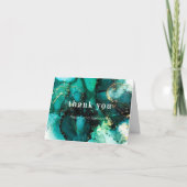 Emerald Vert Jewel Ton mariage Merci (Devant)