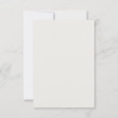 Emerald Vine Wedding Save The Date (Achterkant)