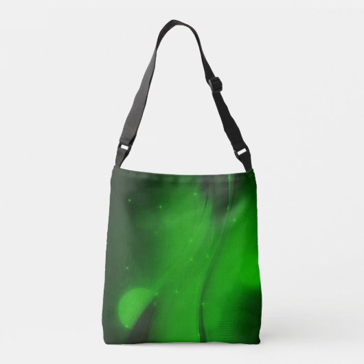 Emerald Wave Crossbody Tas (Achterkant)