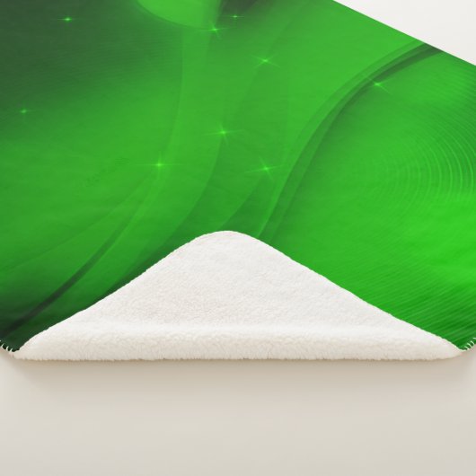 Emerald Wave Sherpa Deken (3/4)