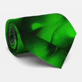 Emerald Wave Stropdas (Opgerold)