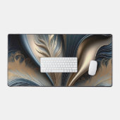 Emerald Whisper - Sarcelle - Or Art Floral Abstrai (Clavier et souris)