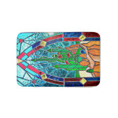 Emerald Wizard of Oz Stainglass Castle Badmat (Voorkant)