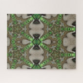 Emerald wood geometrisch 520-delige puzzel (Horizontaal)