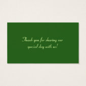 Émeraude Green Celtic Love Knot Wedding Favor Bali (Dos)