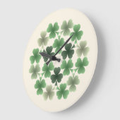 Émeraude Horloge murale (Angle)