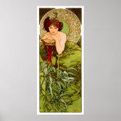 Émeraude par Alphonse Mucha - Imprimer Poster vint (Devant)