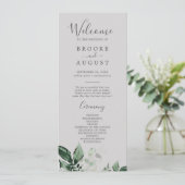 Émeraude | Programme de mariage gris (Debout devant)