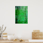 Emeraude tablettes Thoth Hermes affiche d'art tris (Cuisine)
