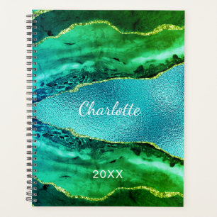 Émeraude vert bleu agate nom de marbre