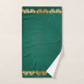 Émeraude verte décorative (Serviette à main)