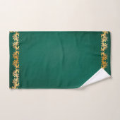 Émeraude verte décorative (Serviette à main)