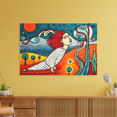 Emergence of Humans Canvas Afdruk (Insitu (Woonkamer))