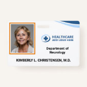  Emergency Codes Hospital Employee Photo ID Badge (Devant)