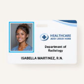  Emergency Codes Hospital Nurse Photo ID Badge (Devant)