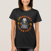 Emergency Department Funny Halloween Er Nurse Wome T-shirt (Voorkant)