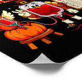 Emergency Department Gobble Crew Thanksgiving Nurs Poster (Hoek)