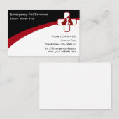 Emergency Medical Pet Services Visitekaartje (Voorkant / Achterkant)