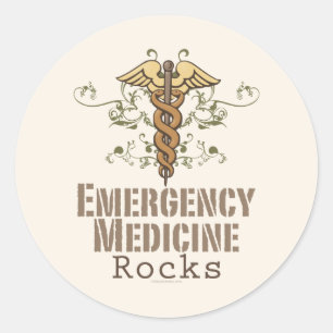 Emergency Medicine Rocks Stickers