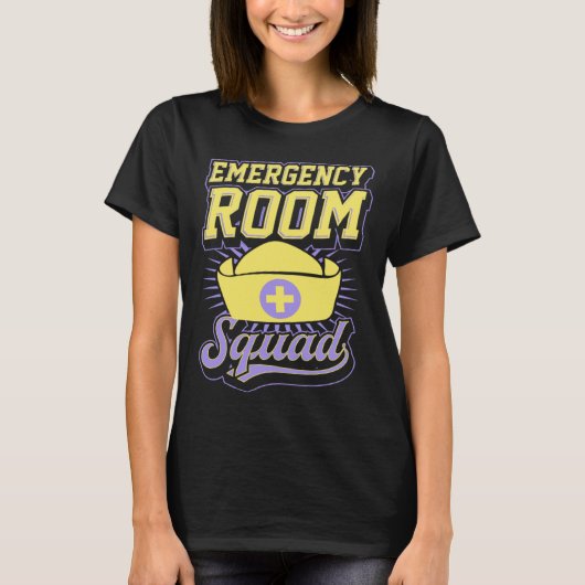 Emergency Room Squad Matching ER Nurse Crew 1 T-shirt (Voorkant)