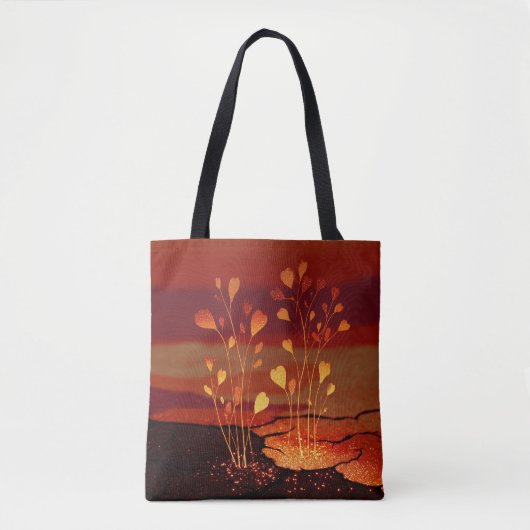 Émergent du dessous - Sac fourre-tout Solarpunk (Devant)