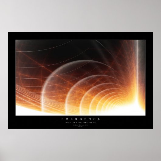 Emergentie Poster (Voorkant)