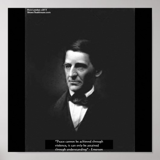 Emerson "Comprendre" Affiches de citation sur la p (Devant)