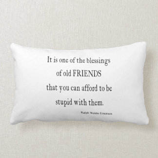 Emerson Friendship Blessing Quote Kussen