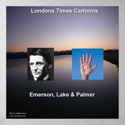 Emerson & het Poster van de Funny Lake (Voorkant)