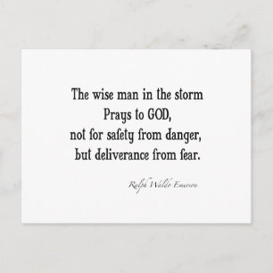  Emerson Inspirerend Courage Quote Briefkaart