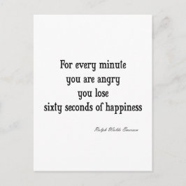  Emerson Inspirerend Geluk Citaat Briefkaart